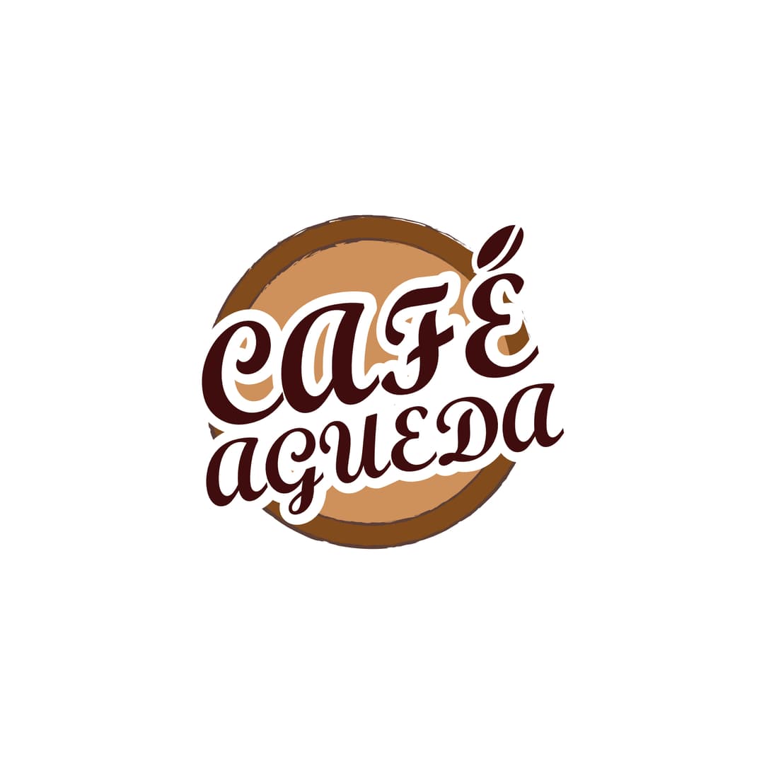 Iteration 1 of the CafeAgueda logo.